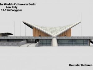 house of the worlds cultures in berlin Modelo 3D