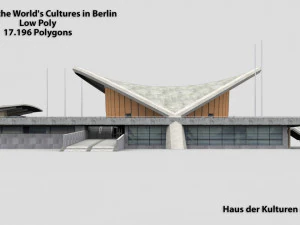 house of the worlds cultures in berlin 3D Model