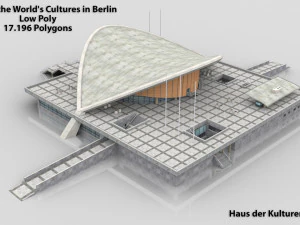 house of the worlds cultures in berlin 3D Model