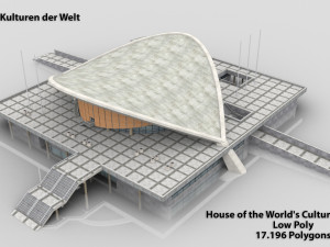 house of the worlds cultures in berlin Modelo 3D