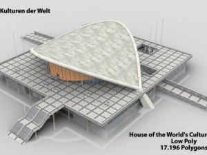 house of the worlds cultures in berlin 3D Model