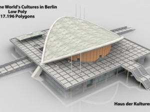 house of the worlds cultures in berlin Modelo 3D