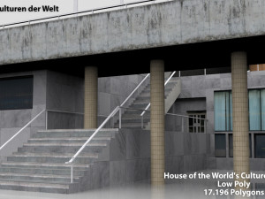 house of the worlds cultures in berlin Modelo 3D