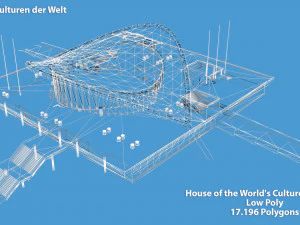 house of the worlds cultures in berlin 3D Model