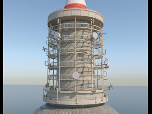 berlin tv tower fernsehturm pbr 3D Модель