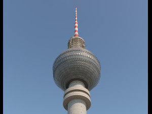 berlin tv tower fernsehturm pbr 3D Модель