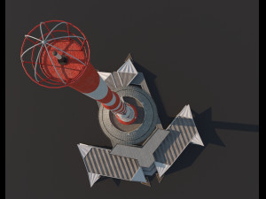 berlin tv tower fernsehturm pbr 3D Модель