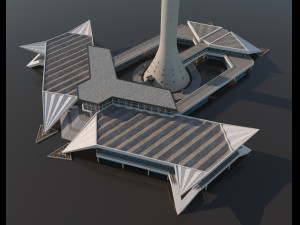 berlin tv tower fernsehturm pbr 3D Модель