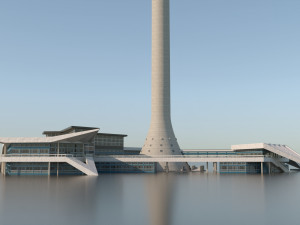 berlin tv tower fernsehturm pbr 3D Модель
