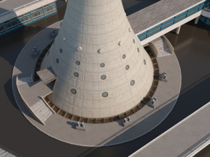 berlin tv tower fernsehturm pbr 3D Модель