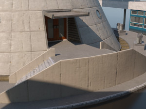 berlin tv tower fernsehturm pbr 3D Модель