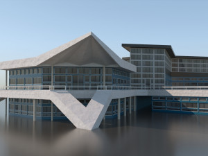 berlin tv tower fernsehturm pbr 3D Модель