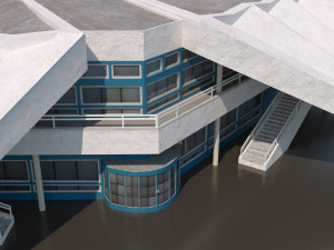 berlin tv tower fernsehturm pbr 3D Модель