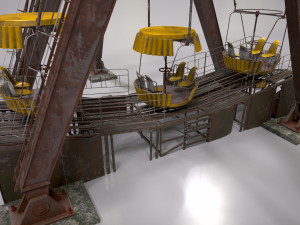 abandoned pripyat ferris wheel 3D Модель