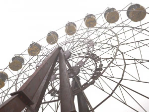 abandoned pripyat ferris wheel 3D Model