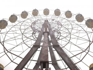 abandoned pripyat ferris wheel 3D Model