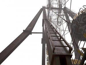abandoned pripyat ferris wheel 3D Model