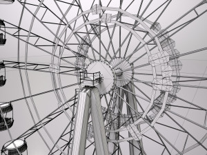 abandoned pripyat ferris wheel 3D Модель