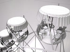 abandoned pripyat ferris wheel 3D Модель