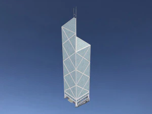 bank of china tower in hong kong 3D Model