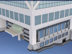 bank of china tower in hong kong 3D Model