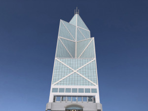 bank of china tower in hong kong 3D Модель