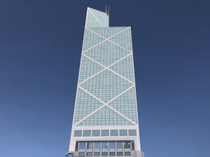bank of china tower in hong kong 3D Модель