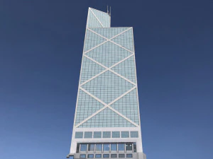 bank of china tower in hong kong 3D Model