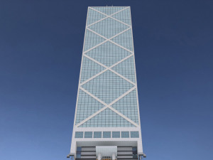 bank of china tower in hong kong 3D Модель