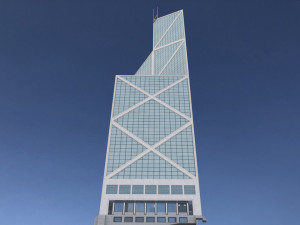bank of china tower in hong kong 3D Модель