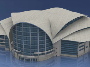 centre des congr&egrave;s et des expositions de hong kong Modèle 3D