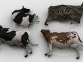 Pack of Dead Cows Modèle 3D