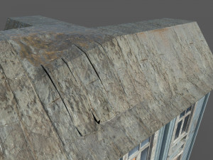 old abandoned wooden mansion 3D 模型