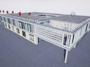 east berlin cafe restaurant moskau 3D Model