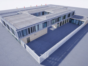 east berlin cafe restaurant moskau Modello 3D