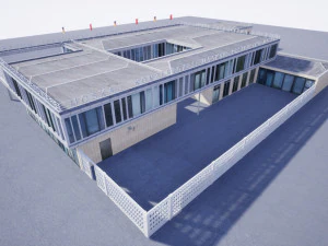 east berlin cafe restaurant moskau 3D Model