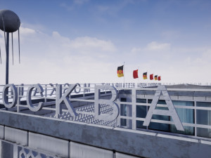 east berlin cafe restaurant moskau Modello 3D