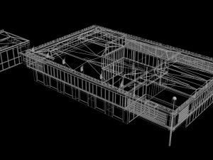 east berlin cafe restaurant moskau 3D Model
