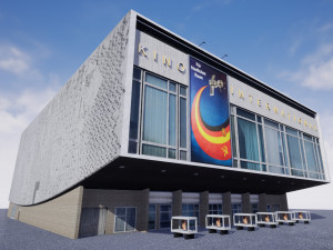 cinema kino international in berlin 3D Model