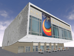 cinema kino international in berlin 3D Model