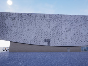cinema kino international in berlin 3D Model