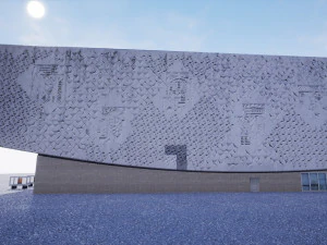 cinema kino international in berlin 3D Model