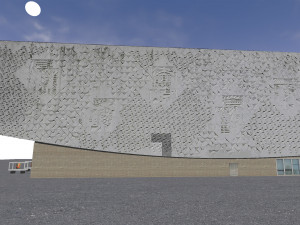 cinema kino international in berlin 3D Model