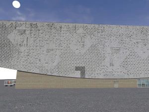 cinema kino international in berlin 3D Model