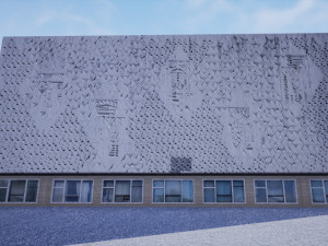 cinema kino international in berlin 3D Model