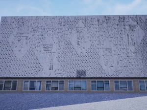 cinema kino international in berlin 3D Model
