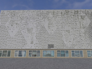 cinema kino international in berlin 3D Model