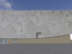 cinema kino international in berlin 3D Model