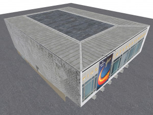 cinema kino international in berlin 3D Model