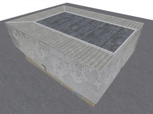 cinema kino international in berlin 3D Model